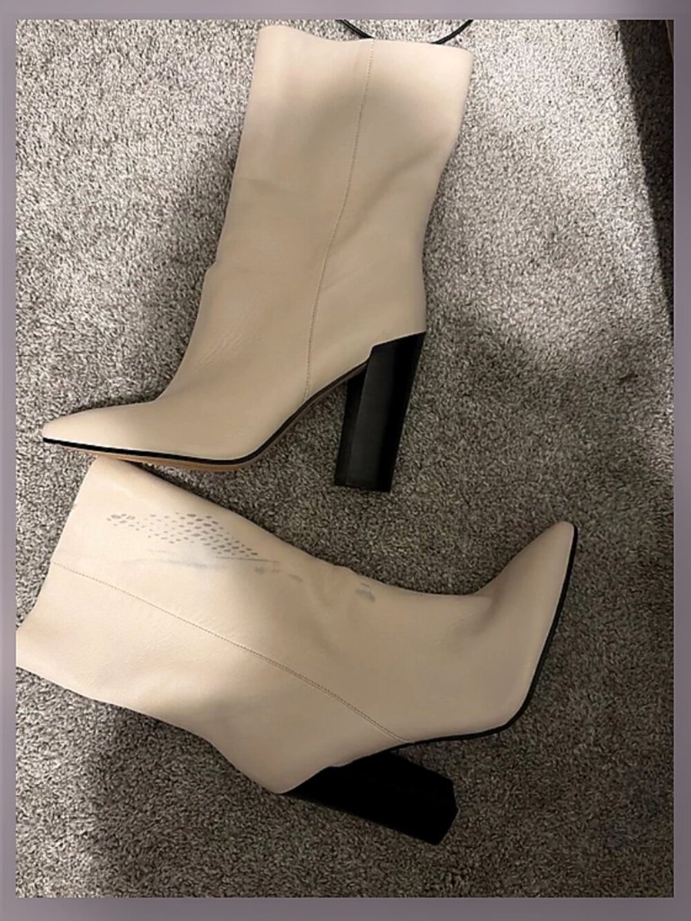 White boots